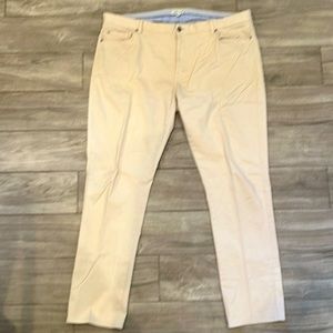 Peter Millar Ultimate Sateen 5 Pocket Pants - Light Khaki/Cream